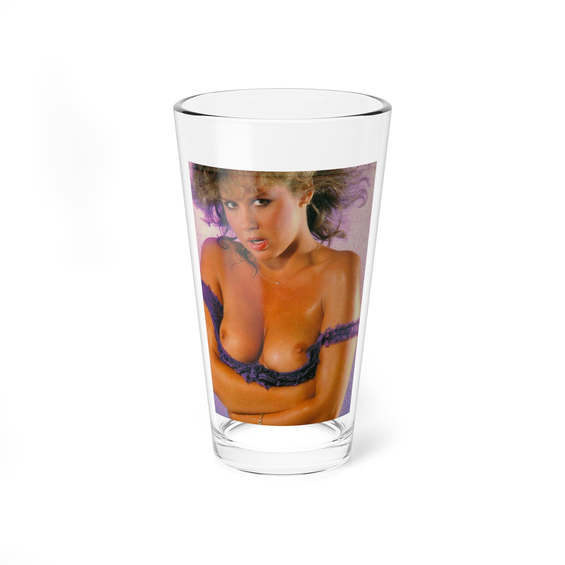 Linda Blair #159 - Topless (Vintage Female Icon) Pint Glass 16oz-16oz-Go Mug Yourself