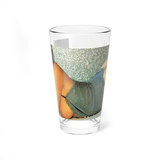 Linda Blair #164 - Topless (Vintage Female Icon) Pint Glass 16oz 16oz - Go Mug Yourself