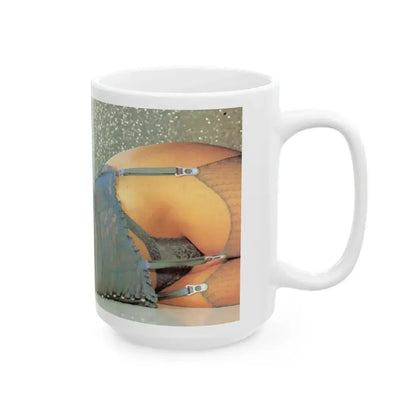 Linda Blair #164 - Topless (Vintage Female Icon) White Coffee Mug - Go Mug Yourself