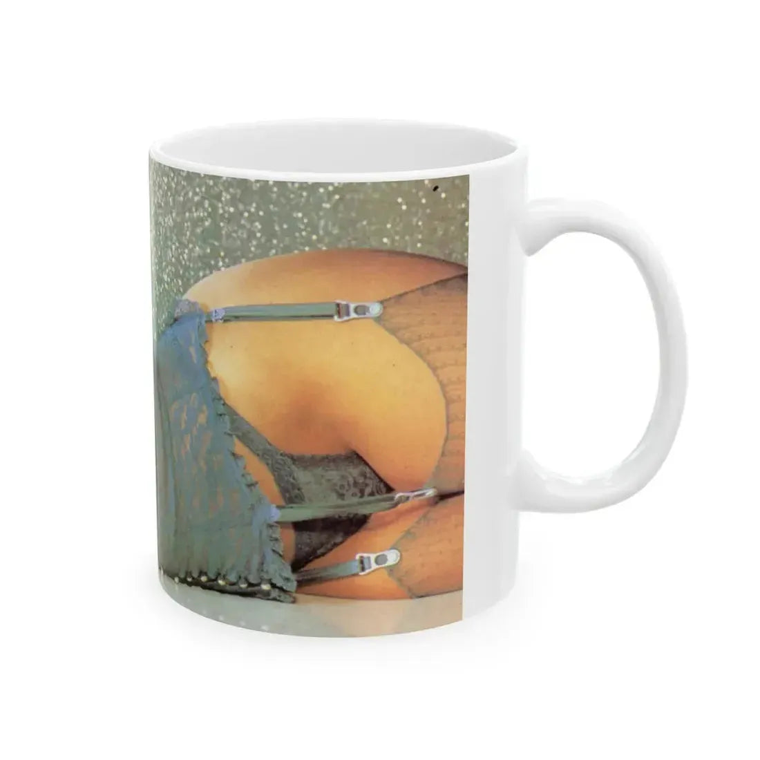 Linda Blair #164 - Topless (Vintage Female Icon) White Coffee Mug - Go Mug Yourself