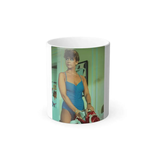 Linda Blair #167 (Vintage Female Icon) Color Changing Coffee Mug 11oz - Go Mug Yourself