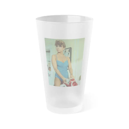 Linda Blair #167 (Vintage Female Icon) Frosted Pint Glass 16oz 16oz Frosted - Go Mug Yourself