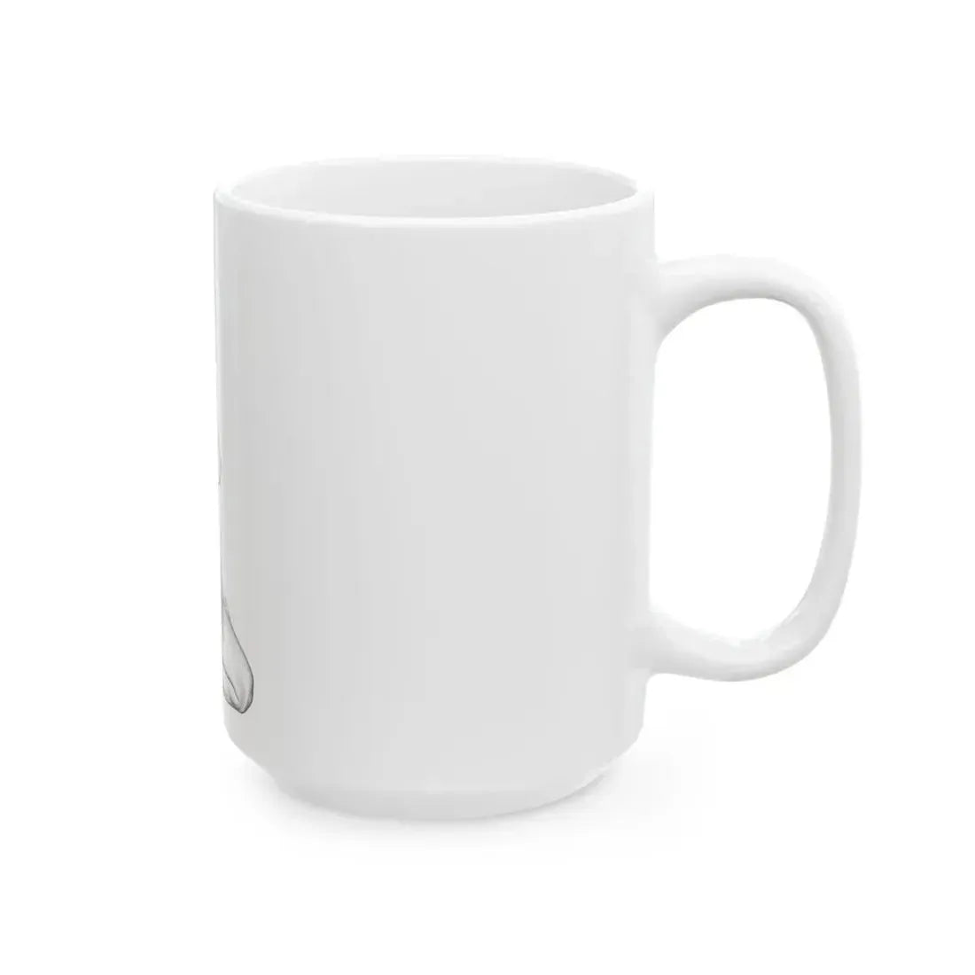 Linda Blair #168 - Nude Pencil Drawing (Vintage Female Icon) White Coffee Mug - Go Mug Yourself