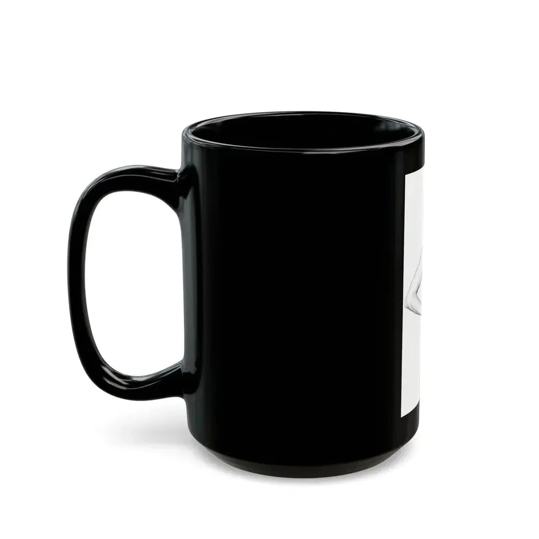 Linda Blair #170 - Nude Pencil Drawing (Vintage Female Icon) Black Coffee Mug - Go Mug Yourself