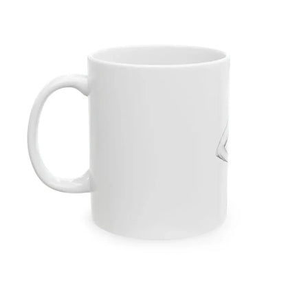 Linda Blair #170 - Nude Pencil Drawing (Vintage Female Icon) White Coffee Mug - Go Mug Yourself