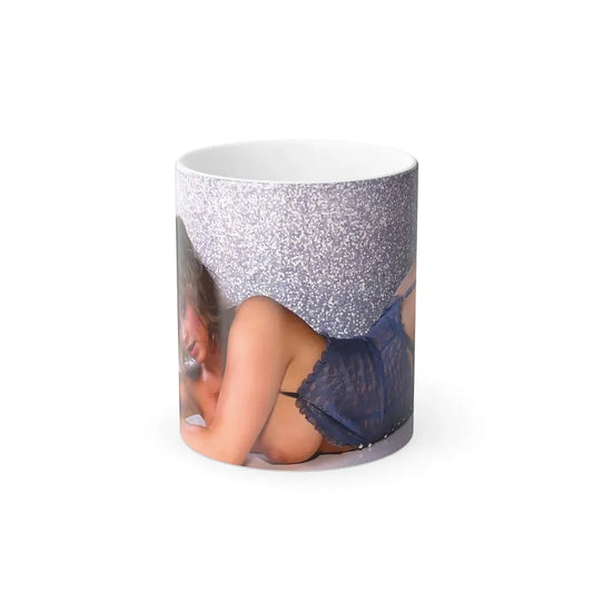 Linda Blair #175 - Topless (Vintage Female Icon) Color Changing Coffee Mug 11oz - Go Mug Yourself