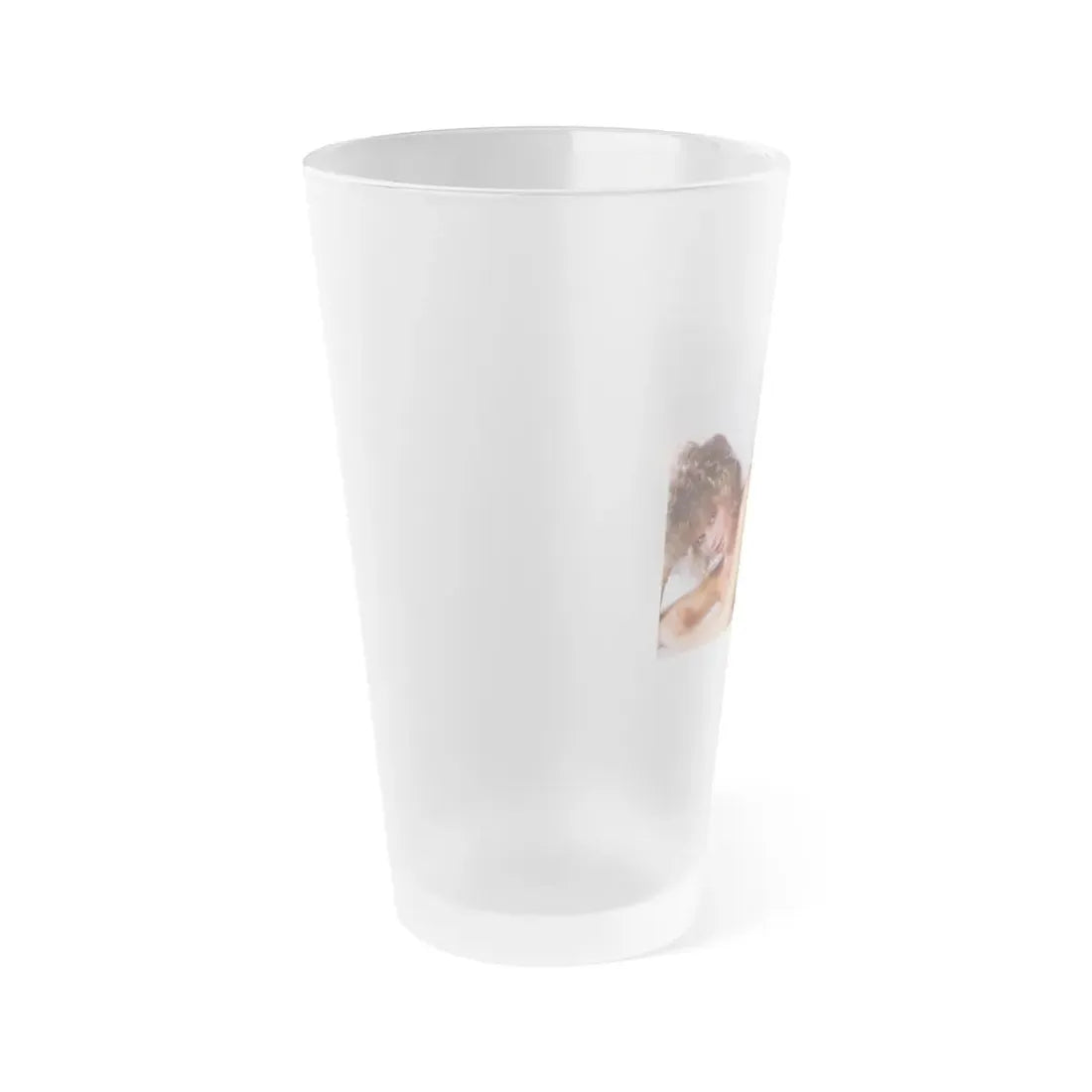 Linda Blair #175 - Topless (Vintage Female Icon) Frosted Pint Glass 16oz - Go Mug Yourself