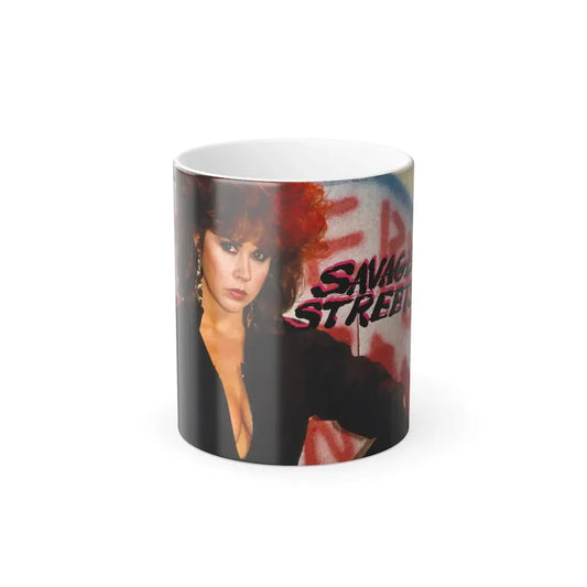 Linda Blair #180 (Vintage Female Icon) Color Changing Coffee Mug 11oz - Go Mug Yourself