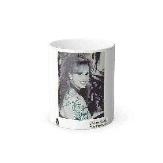 Linda Blair #183 (Vintage Female Icon) Color Changing Coffee Mug 11oz - Go Mug Yourself