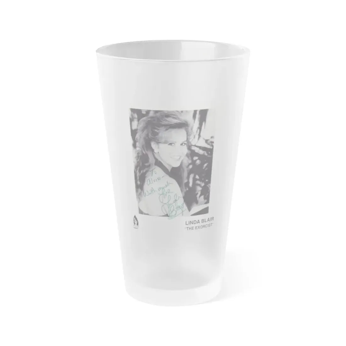 Linda Blair #183 (Vintage Female Icon) Frosted Pint Glass 16oz 16oz Frosted - Go Mug Yourself