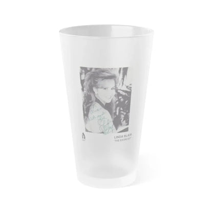 Linda Blair #183 (Vintage Female Icon) Frosted Pint Glass 16oz 16oz Frosted - Go Mug Yourself
