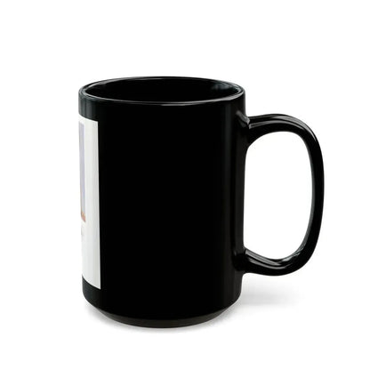 Linda Blair #184 - Partially Topless (Vintage Female Icon) Black Coffee Mug - Go Mug Yourself