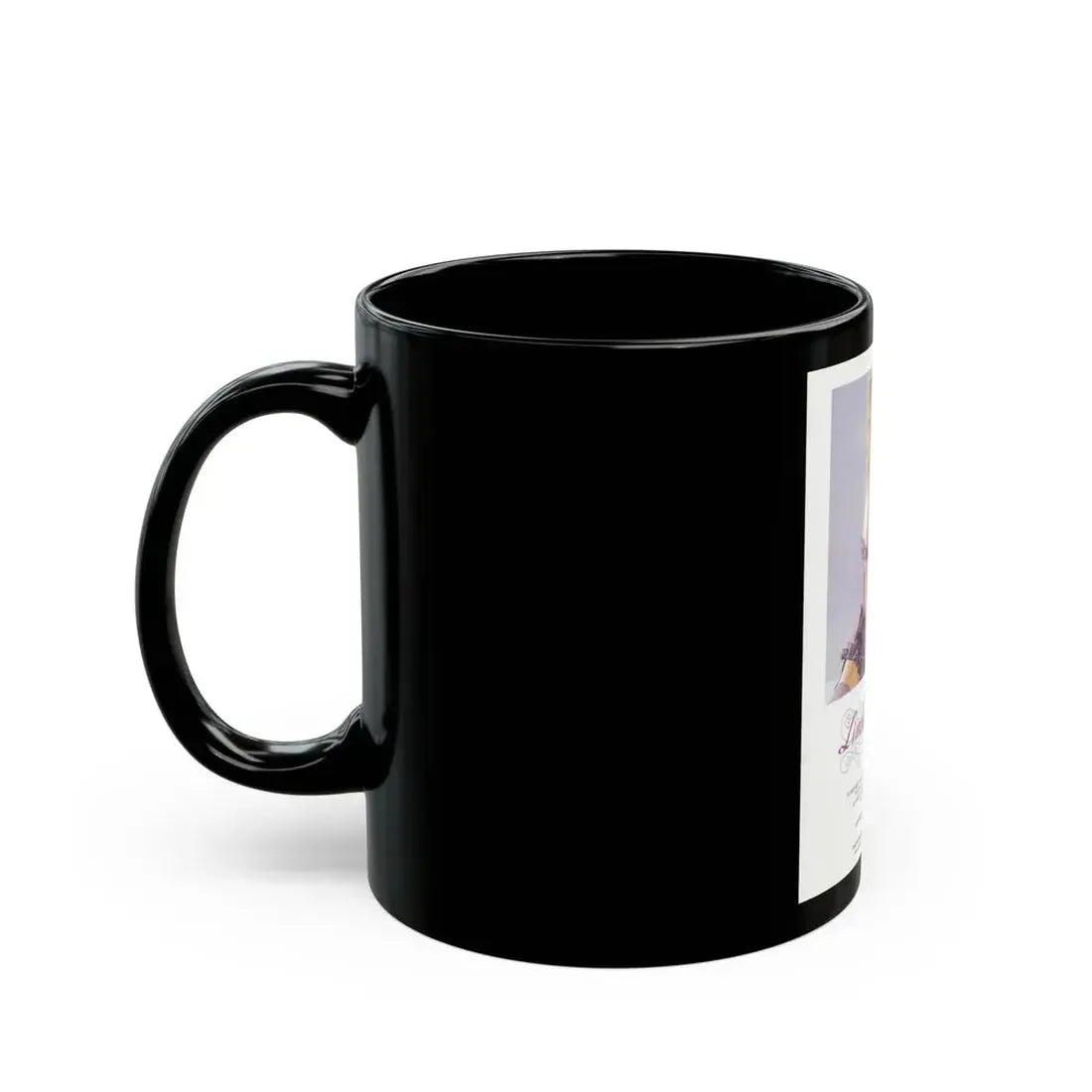 Linda Blair #184 - Partially Topless (Vintage Female Icon) Black Coffee Mug - Go Mug Yourself