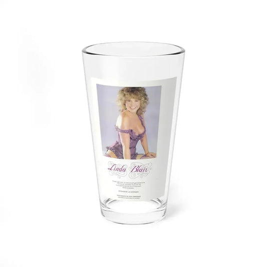 Linda Blair #184 - Partially Topless (Vintage Female Icon) Pint Glass 16oz 16oz - Go Mug Yourself