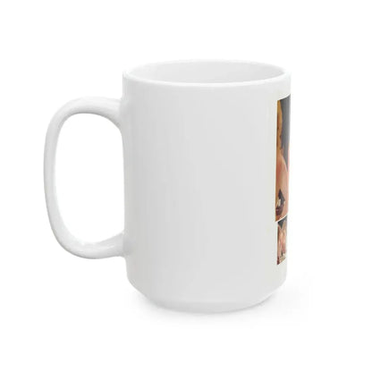 Linda Blair #185 - Topless (Vintage Female Icon) White Coffee Mug - Go Mug Yourself