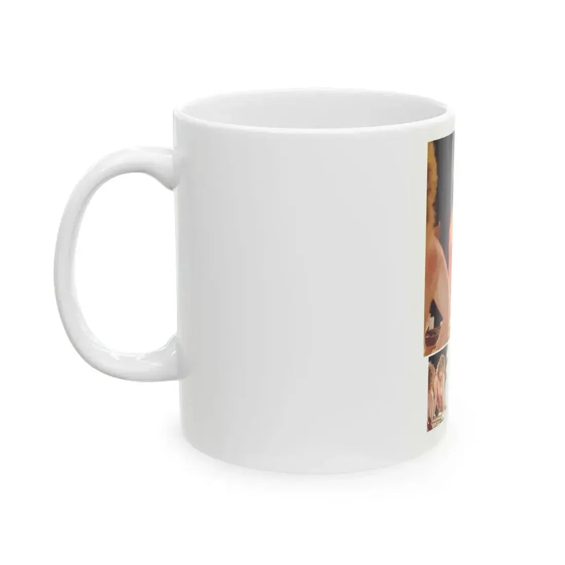 Linda Blair #185 - Topless (Vintage Female Icon) White Coffee Mug - Go Mug Yourself