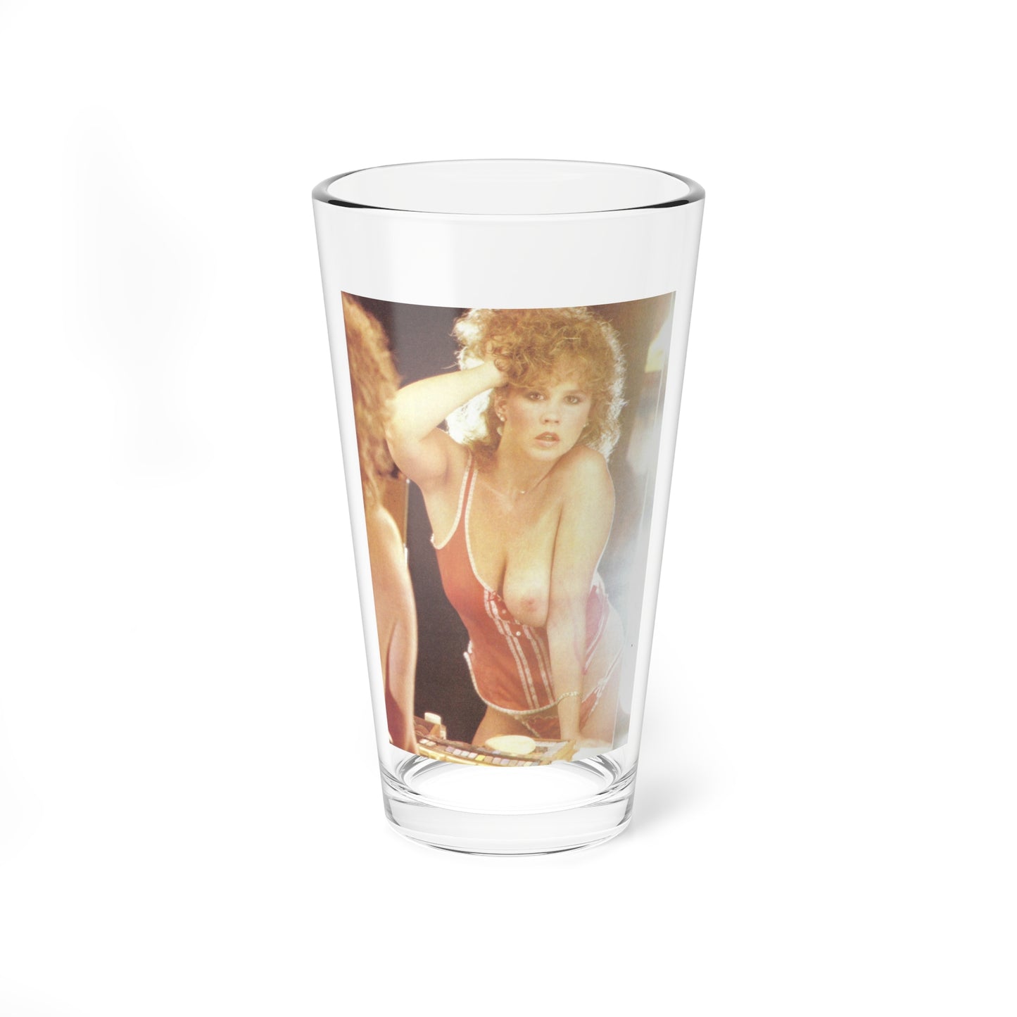 Linda Blair #186 - Topless (Vintage Female Icon) Pint Glass 16oz-16oz-Go Mug Yourself