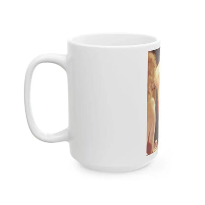 Linda Blair #186 - Topless (Vintage Female Icon) White Coffee Mug - Go Mug Yourself