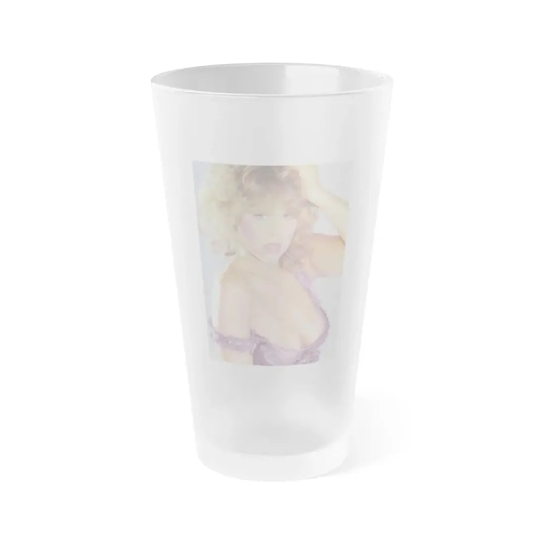 Linda Blair #187 - Topless (Vintage Female Icon) Frosted Pint Glass 16oz 16oz Frosted - Go Mug Yourself