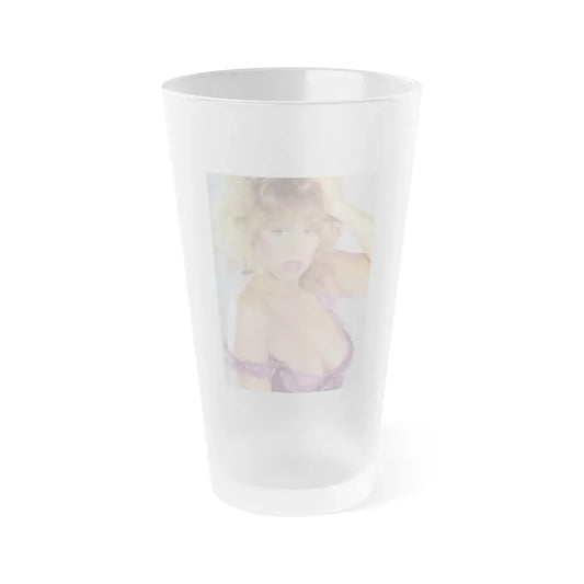 Linda Blair #187 - Topless (Vintage Female Icon) Frosted Pint Glass 16oz 16oz Frosted - Go Mug Yourself