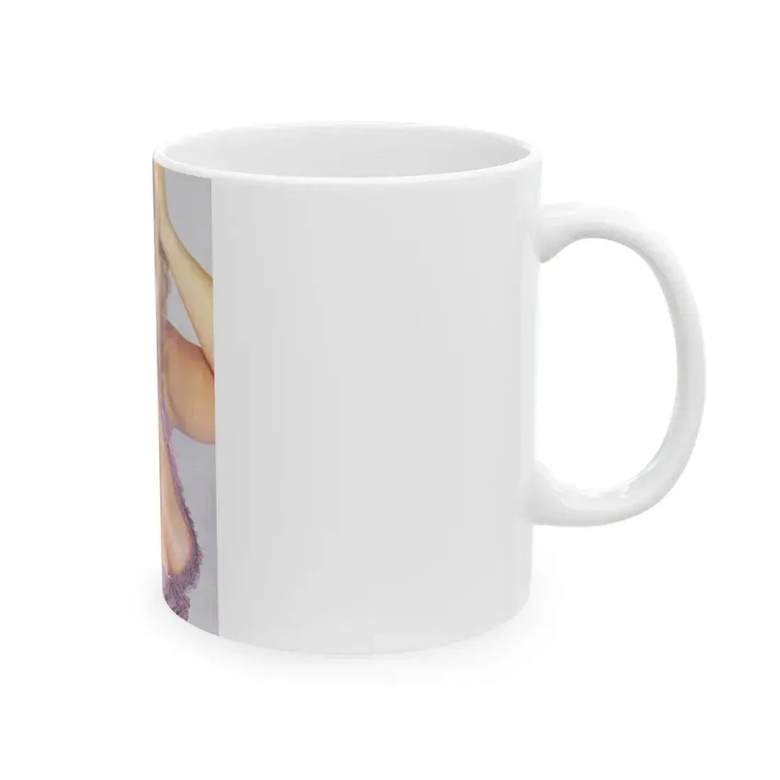 Linda Blair #187 - Topless (Vintage Female Icon) White Coffee Mug - Go Mug Yourself