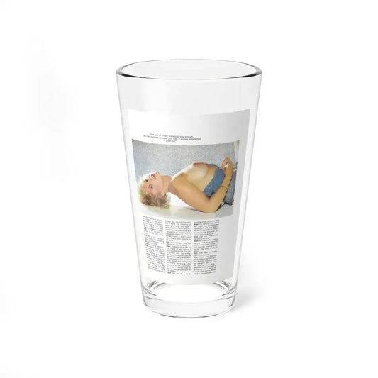 Linda Blair #188 - Topless (Vintage Female Icon) Pint Glass 16oz 16oz - Go Mug Yourself