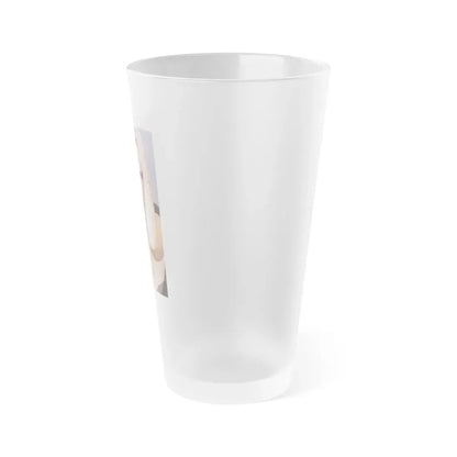 Linda Blair #189 - Topless (Vintage Female Icon) Frosted Pint Glass 16oz - Go Mug Yourself