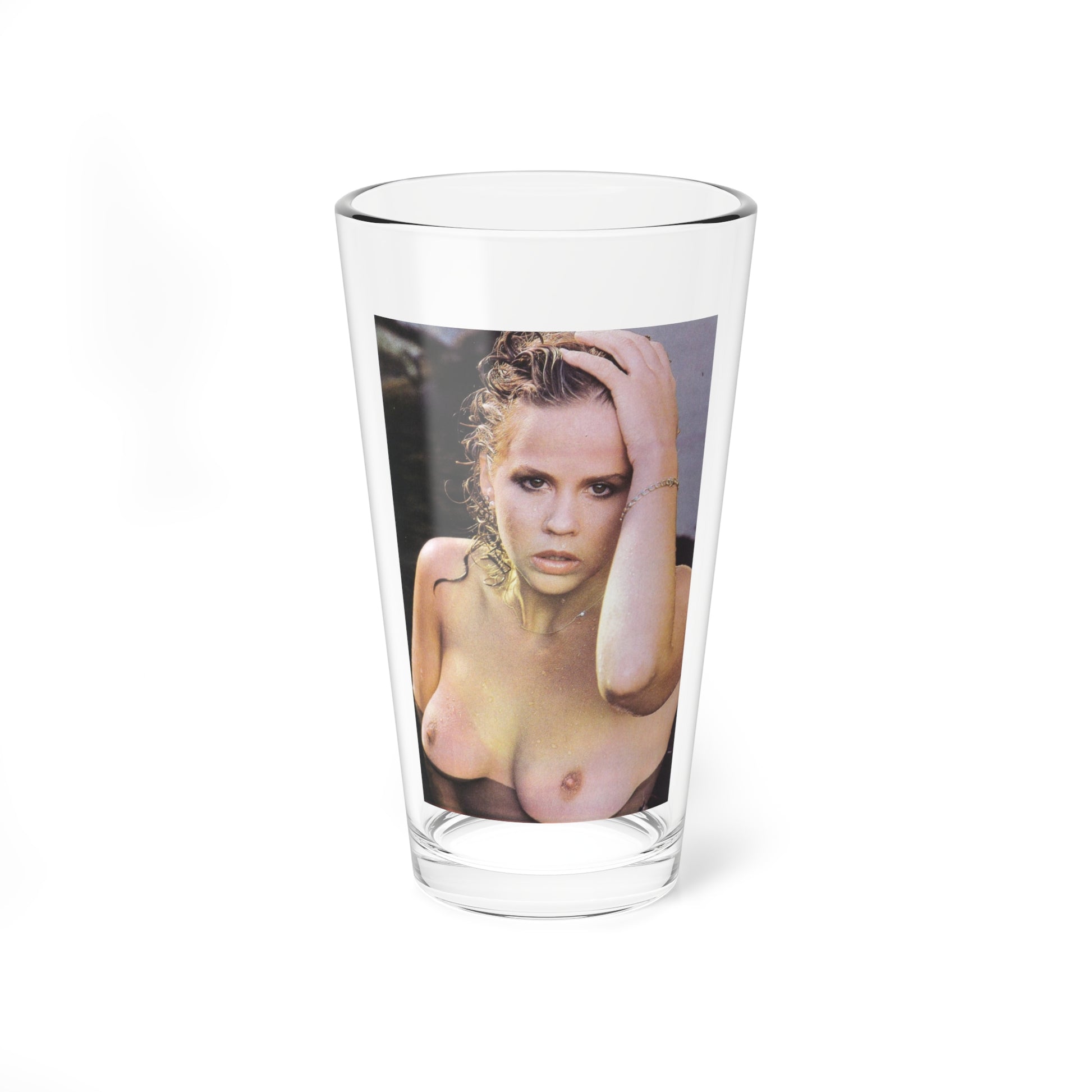 Linda Blair #189 - Topless (Vintage Female Icon) Pint Glass 16oz-16oz-Go Mug Yourself