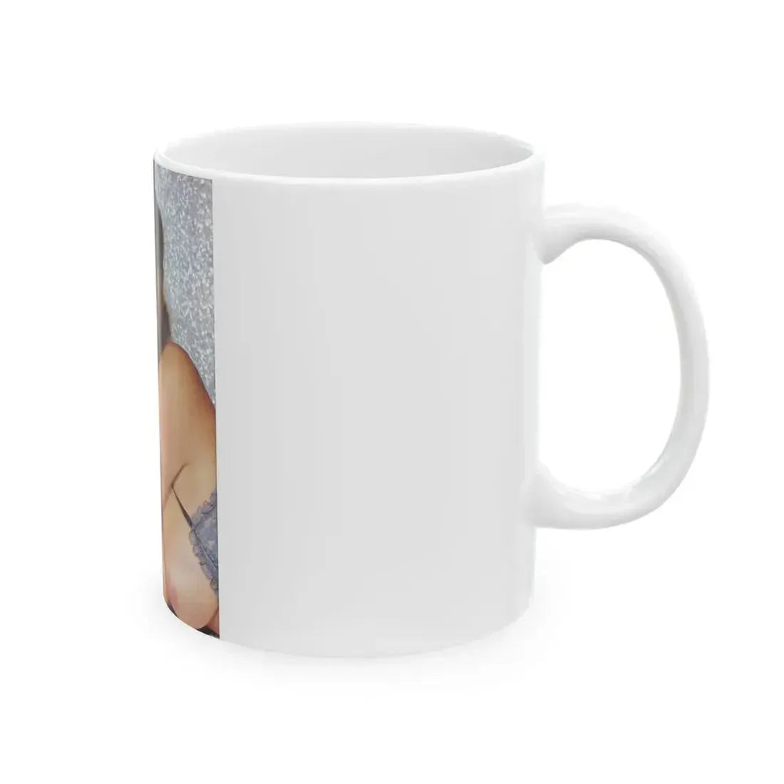 Linda Blair #190 - Topless (Vintage Female Icon) White Coffee Mug - Go Mug Yourself