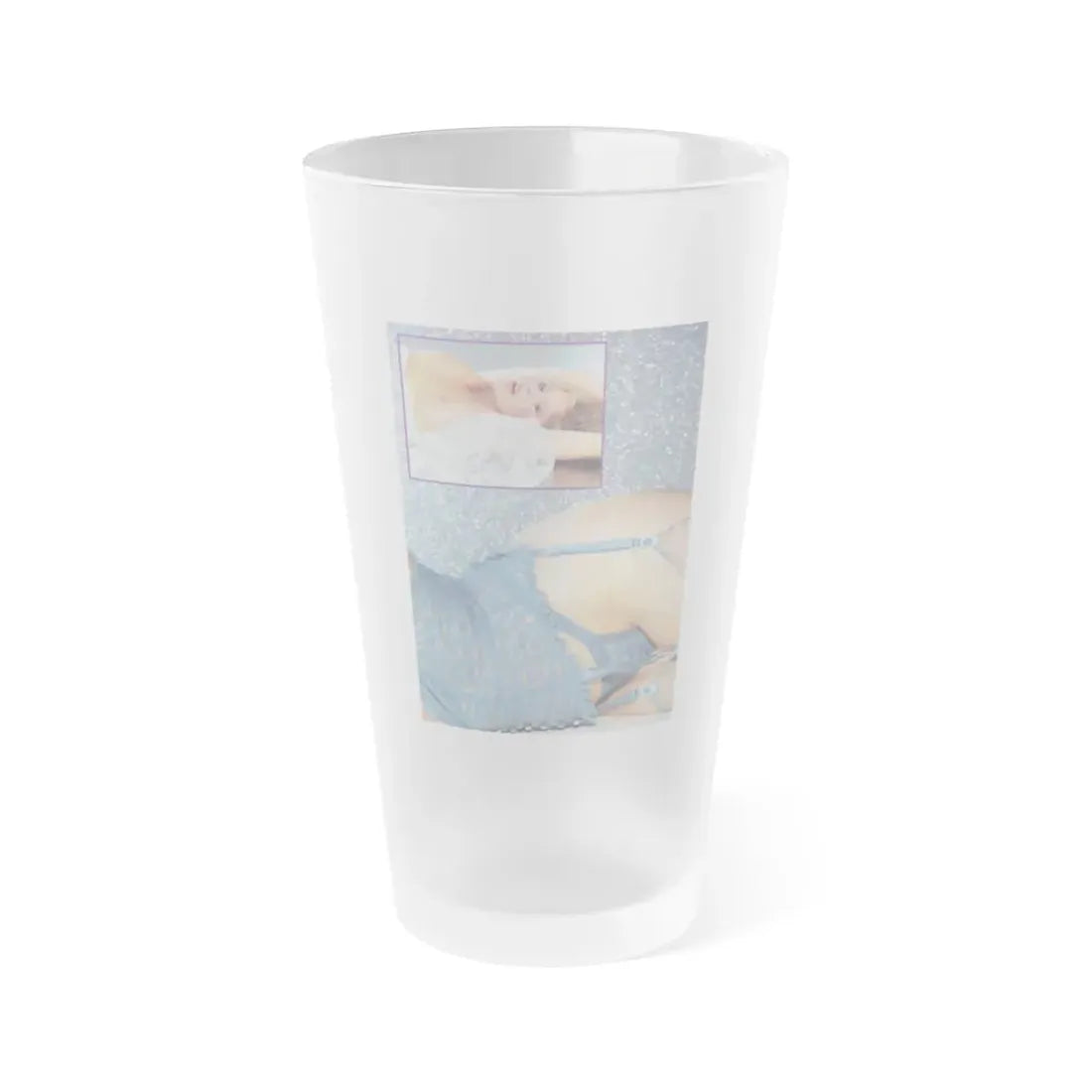 Linda Blair #191 - Topless (Vintage Female Icon) Frosted Pint Glass 16oz 16oz Frosted - Go Mug Yourself