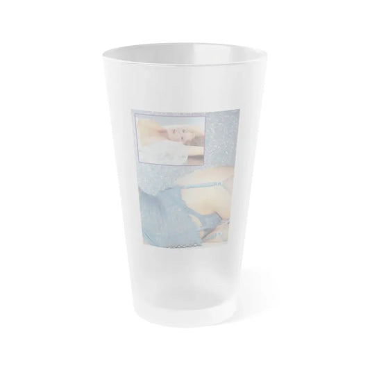 Linda Blair #191 - Topless (Vintage Female Icon) Frosted Pint Glass 16oz 16oz Frosted - Go Mug Yourself