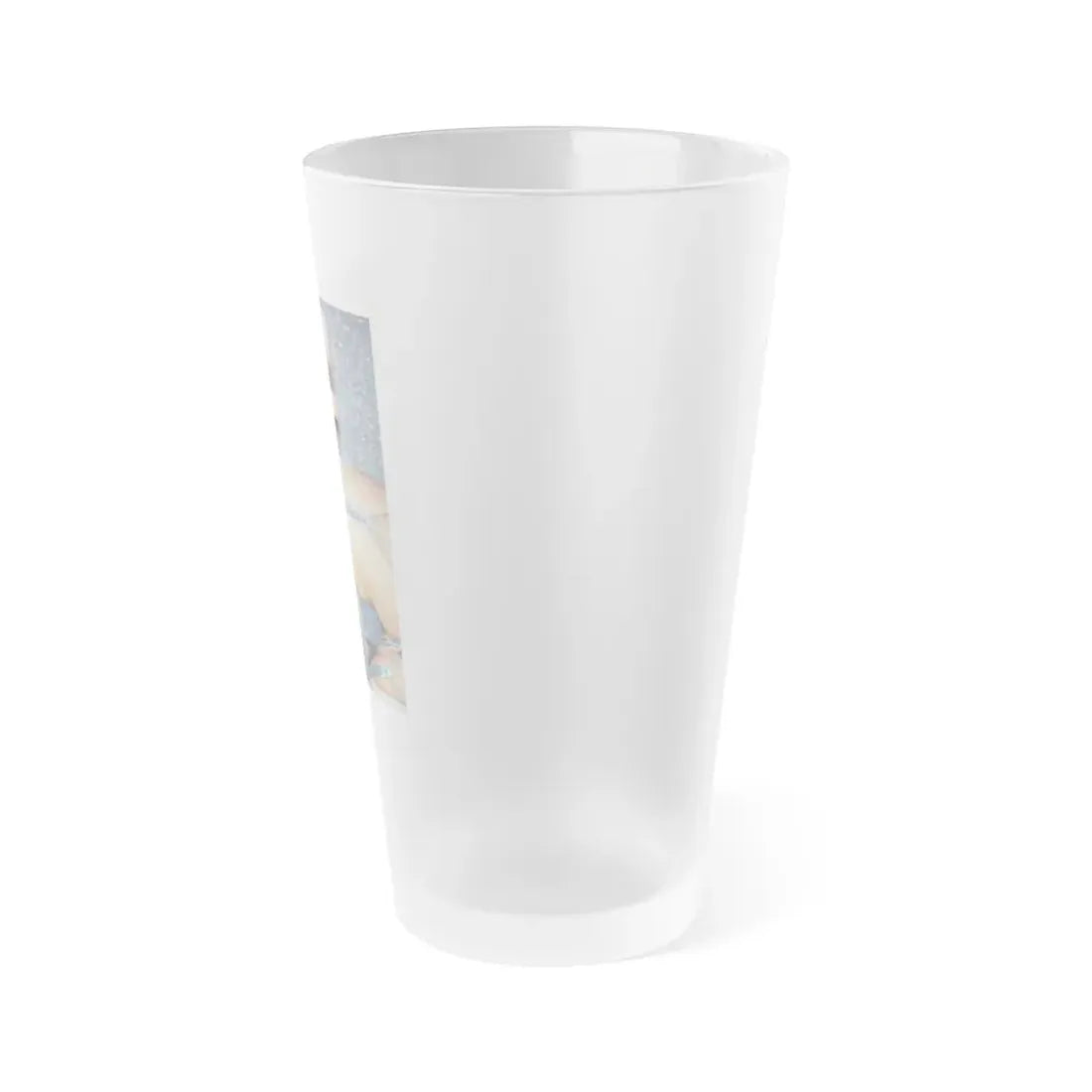 Linda Blair #191 - Topless (Vintage Female Icon) Frosted Pint Glass 16oz - Go Mug Yourself