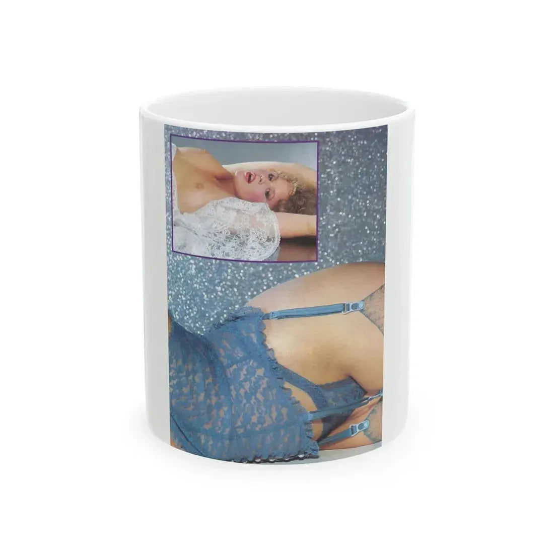Linda Blair #191 - Topless (Vintage Female Icon) White Coffee Mug 11oz - Go Mug Yourself