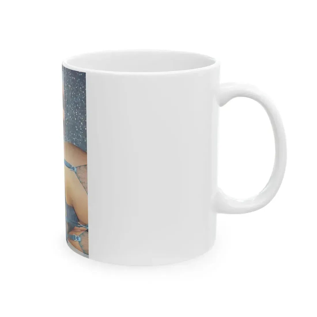 Linda Blair #191 - Topless (Vintage Female Icon) White Coffee Mug - Go Mug Yourself