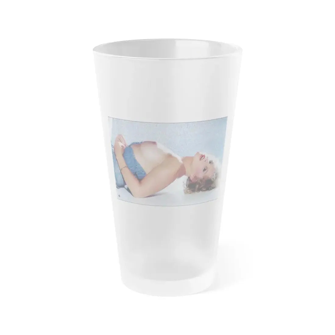 Linda Blair #193 - Topless (Vintage Female Icon) Frosted Pint Glass 16oz 16oz Frosted - Go Mug Yourself