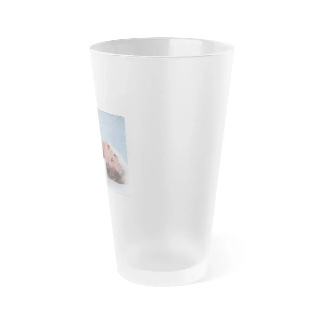Linda Blair #193 - Topless (Vintage Female Icon) Frosted Pint Glass 16oz - Go Mug Yourself