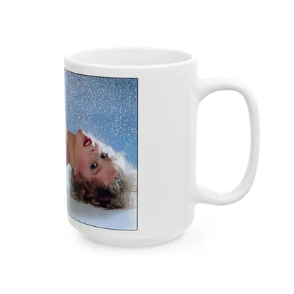 Linda Blair #193 - Topless (Vintage Female Icon) White Coffee Mug - Go Mug Yourself