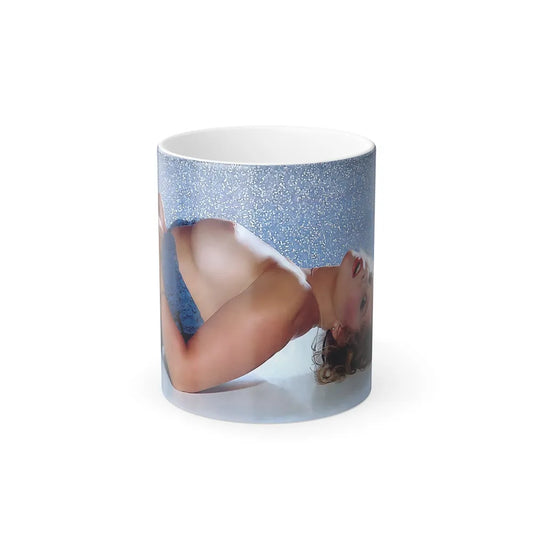 Linda Blair #193 - Topless (Vintage Female Icons) Color Changing Mug 11oz-11oz-Go Mug Yourself