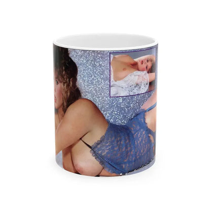 Linda Blair #194 - Topless (Vintage Female Icon) White Coffee Mug 11oz - Go Mug Yourself