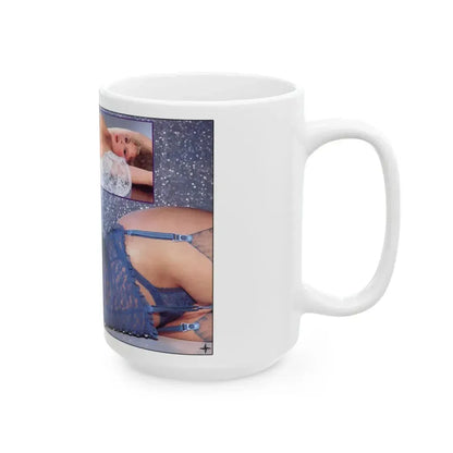Linda Blair #194 - Topless (Vintage Female Icon) White Coffee Mug - Go Mug Yourself