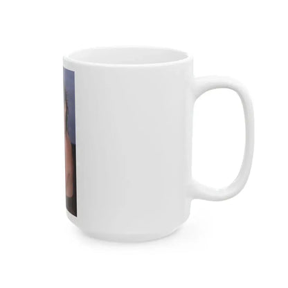 Linda Blair #195 - Topless (Vintage Female Icon) White Coffee Mug - Go Mug Yourself