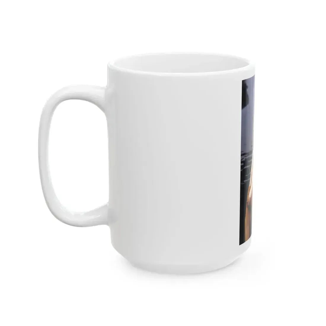 Linda Blair #196 - Topless (Vintage Female Icon) White Coffee Mug - Go Mug Yourself