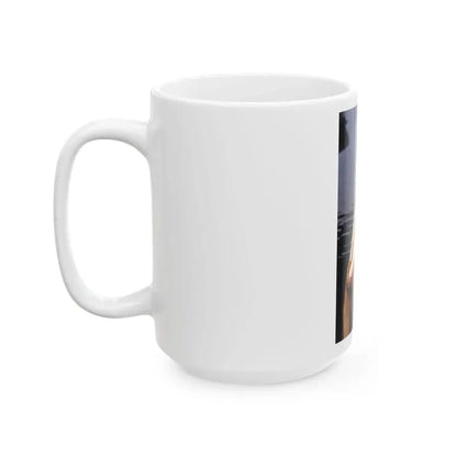 Linda Blair #196 - Topless (Vintage Female Icon) White Coffee Mug - Go Mug Yourself