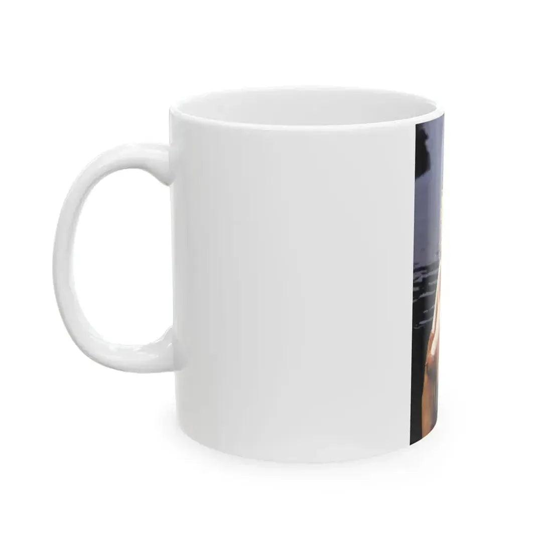 Linda Blair #196 - Topless (Vintage Female Icon) White Coffee Mug - Go Mug Yourself