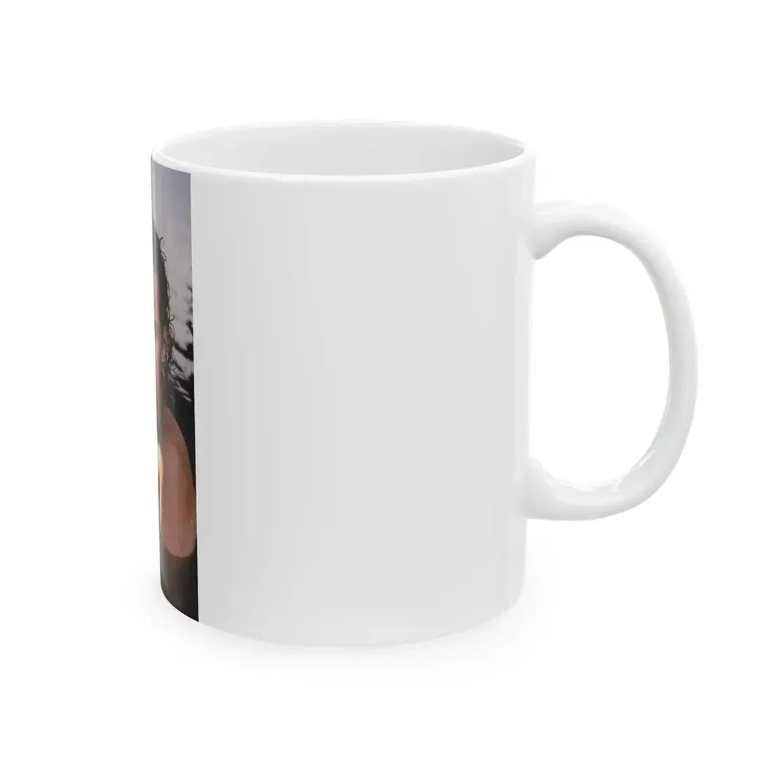 Linda Blair #196 - Topless (Vintage Female Icon) White Coffee Mug - Go Mug Yourself