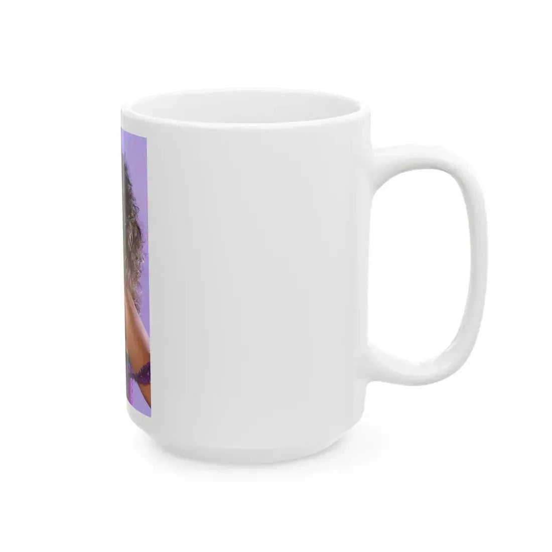 Linda Blair #198 - Partially Topless (Vintage Female Icon) White Coffee Mug - Go Mug Yourself