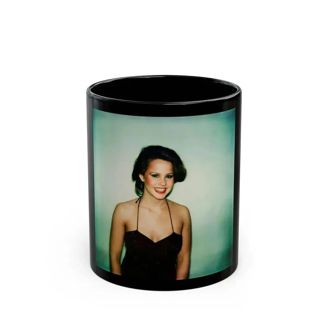 Linda Blair #20 1 (Vintage Female Icon) Black Coffee Mug 11oz - Go Mug Yourself