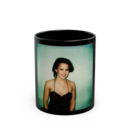 Linda Blair #20 (Vintage Female Icon) Black Coffee Mug-11oz-Go Mug Yourself