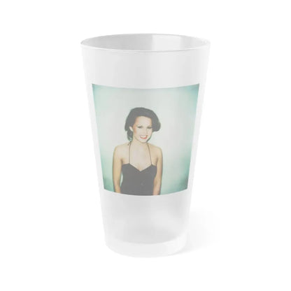 Linda Blair #20 (Vintage Female Icon) Frosted Pint Glass 16oz 16oz Frosted - Go Mug Yourself