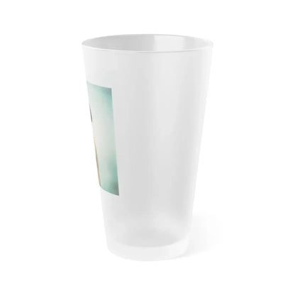 Linda Blair #20 (Vintage Female Icon) Frosted Pint Glass 16oz - Go Mug Yourself